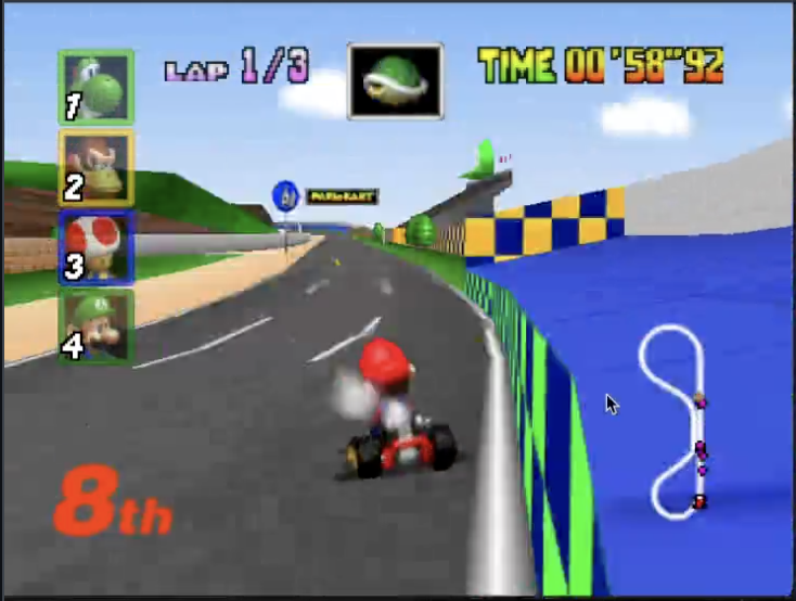 Self-Driving Mario Kart